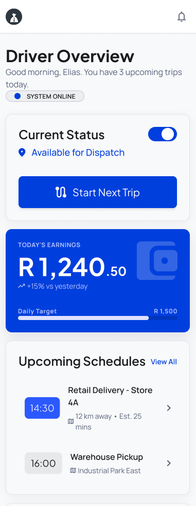 COMBI Driver Tracking